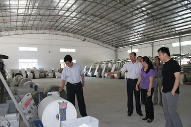 田阳县政协领导深入委员企业开展调研视察，助力市场发展